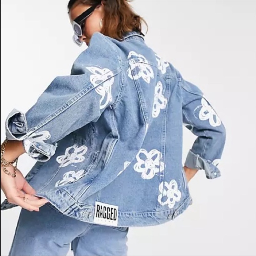 Urban Outfitters Ragged Jean Jacket Medium